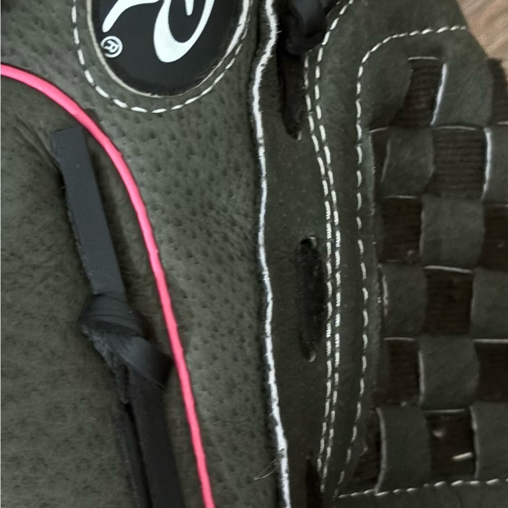 Rawlings Storm Softball Glove with Pink Trim - Picture 13 of 14